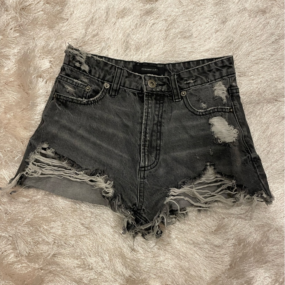 Tiger mist denim shorts